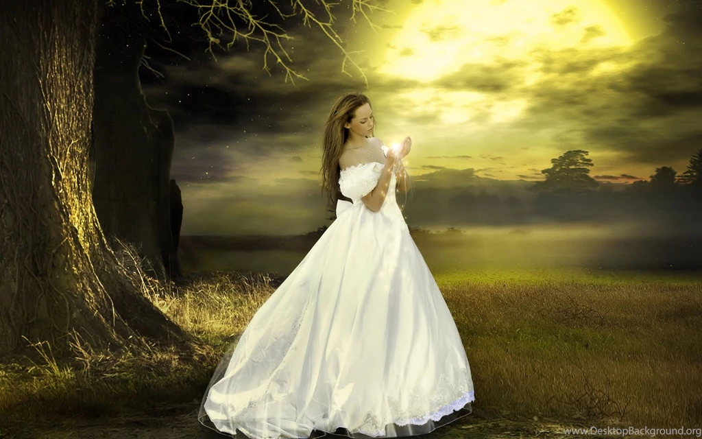 Free Scenery Wallpapers – Includes A Girl In White Dress, Is She ...