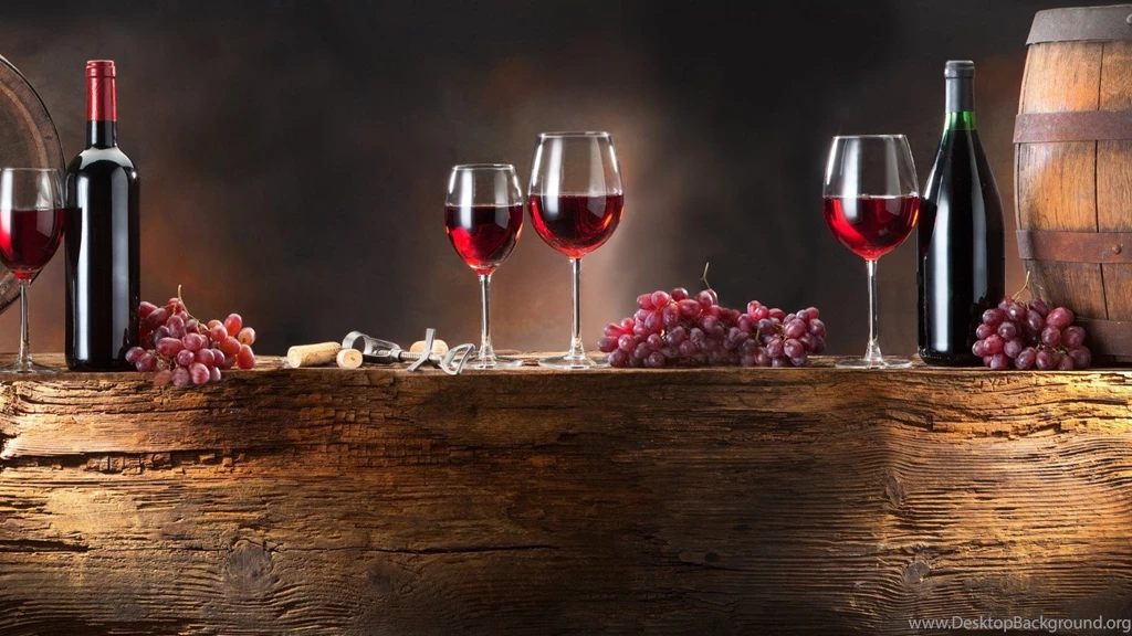 Wallpapers Grape Wine Red And Grapes For PC 1366x768