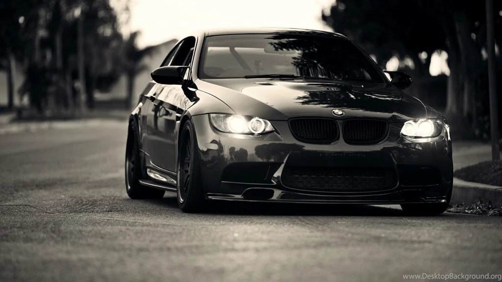 Bmw Black Front View Mystery Wallpapers