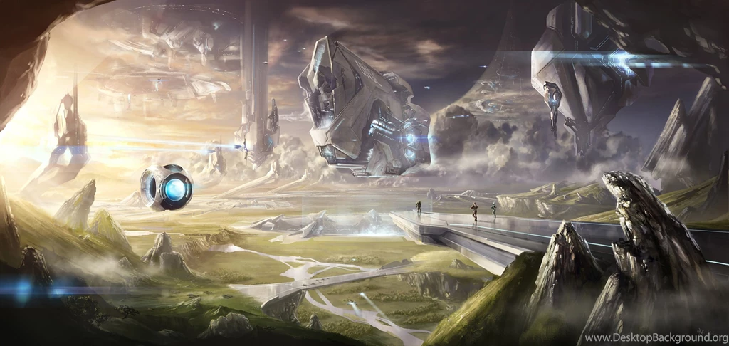 Free Halo Backgrounds