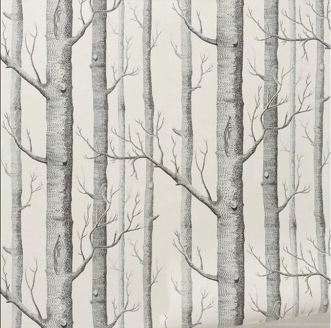 Aliexpress.com : Buy Single Faucet Birch Tree Pattern Non Woven ...
