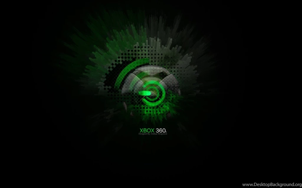 Wallpaper: XBOX 360, Computer, Black Background, Green Switch ...