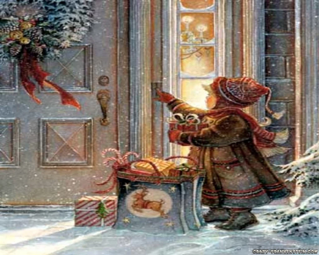 Crazy Frankenstein Christmas Scenes Wallpapers