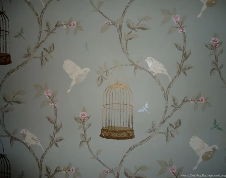 Wooden Bird Capodimonte Figurine In Nina Cbell Vintage Parakeet ...