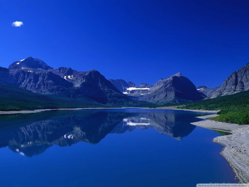 Blue Mountain Lake HD Desktop Wallpapers : Widescreen : High ...