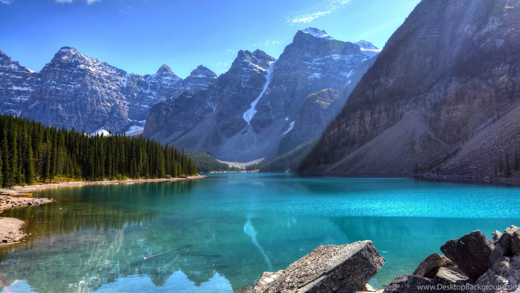 Beautiful Blue Mountain Lake 3840x2160 4K 16/9 (Ultra HD, UHD ...