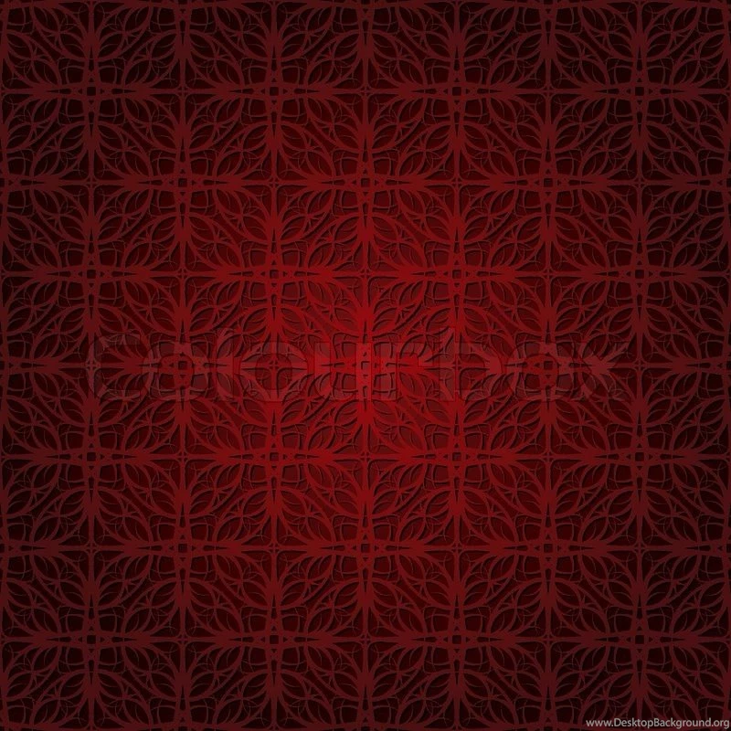 Seamless Wallpapers Pattern Dark Red Stock Vector