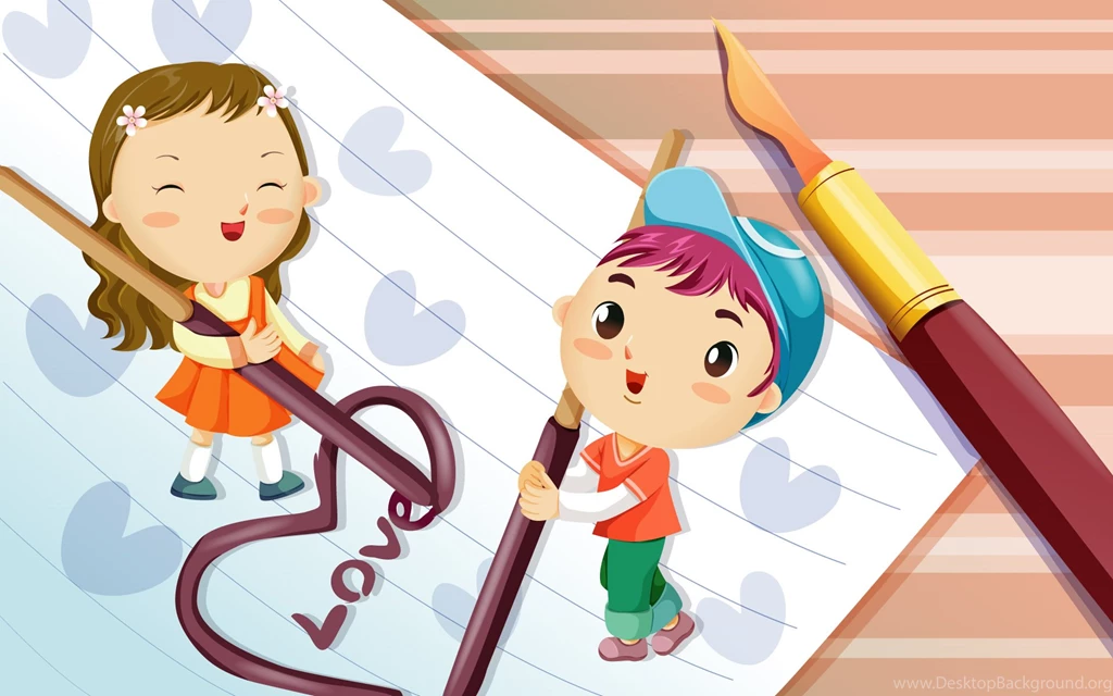 Cute Cartoon Love Couple