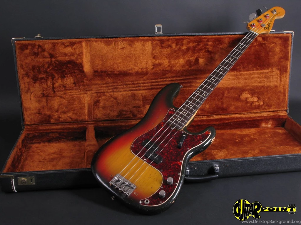 Fender Precision Bass 1971 3 tone Sunburst Bass For Sale GuitarPoint