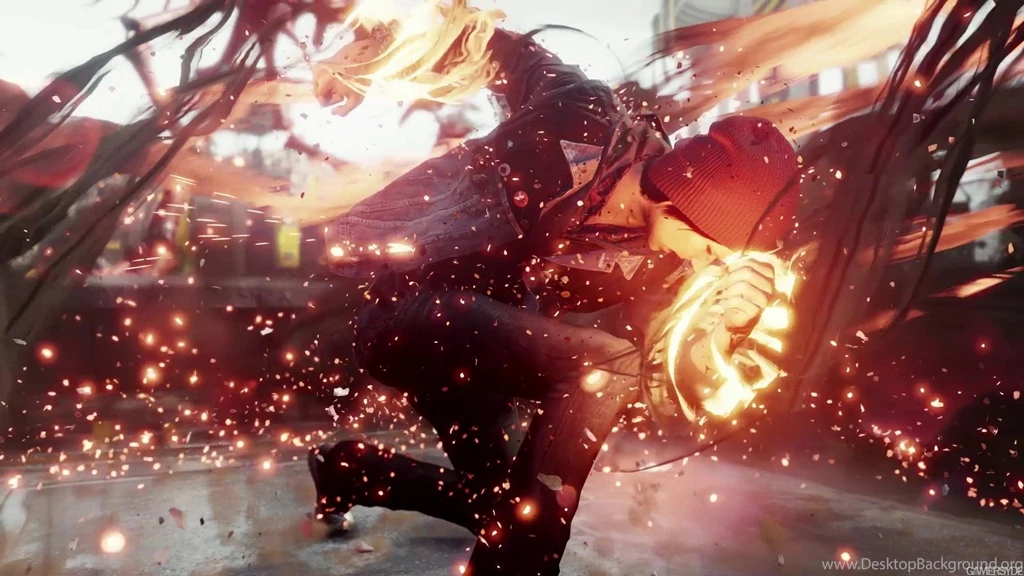 InFAMOUS: Second Son Dark Vector Wallpapers