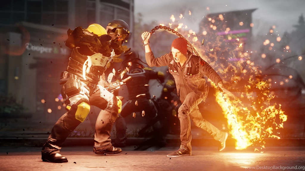 InFAMOUS SECOND SON Sci fi Action Adventure Warrior Battle Magic ...