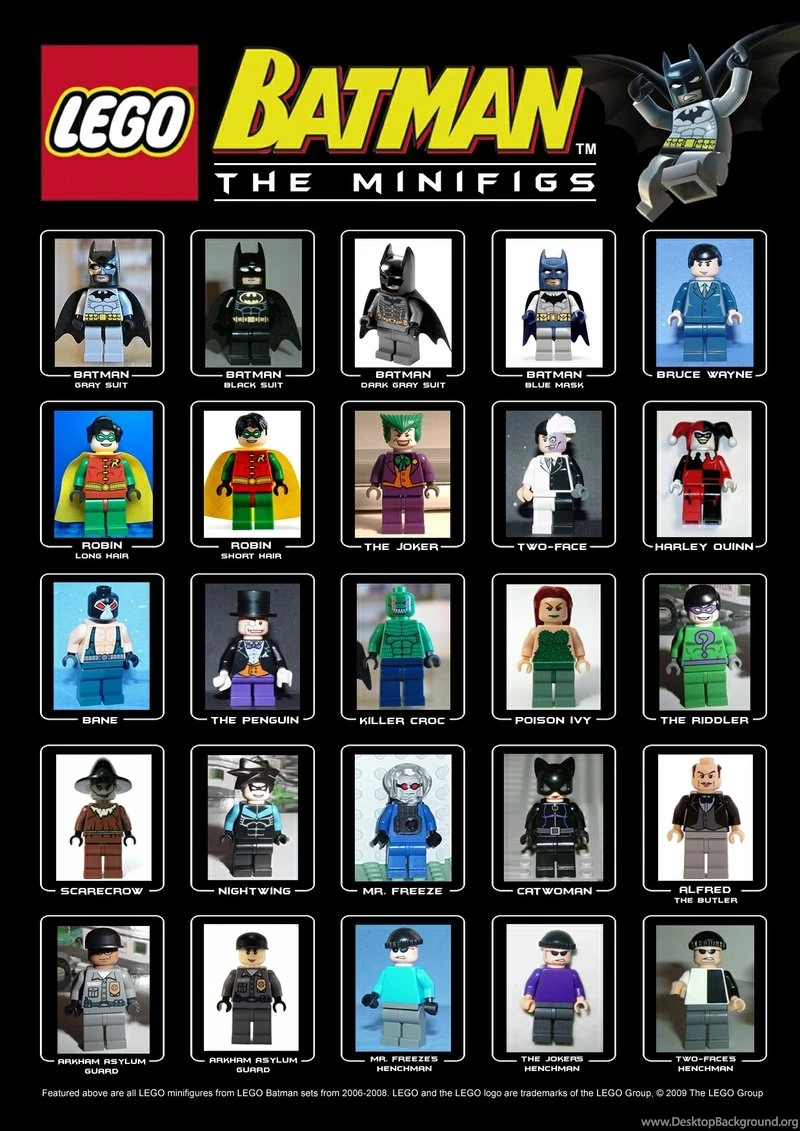 Lego Batman Lego Batman Characters 1240x1754 Wallpapers