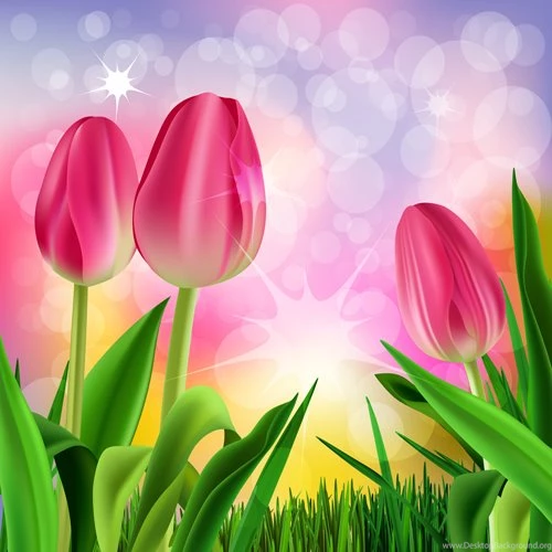 Spring Flower Beautiful Backgrounds Vectors 13 Vector Backgrounds ...