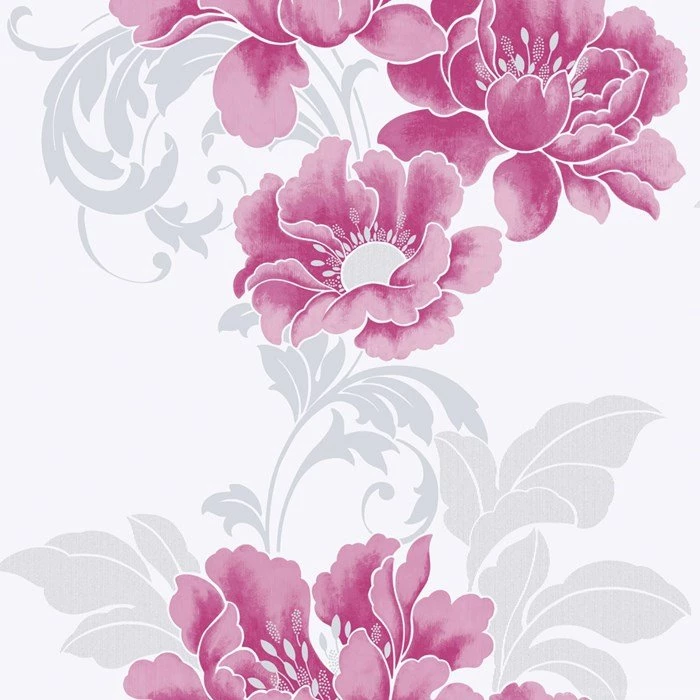 Laurence Llewelyn Bowen Cascada Fuchsia 50 877 Wallpapers