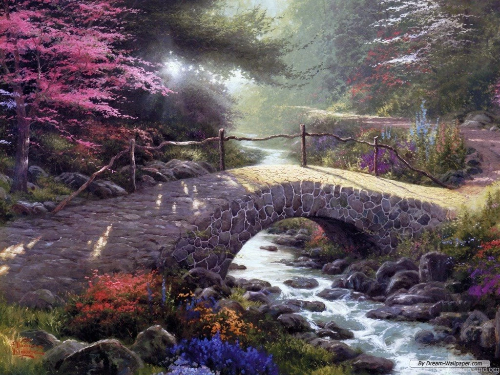 Free Wallpapers Free Nature Wallpapers Thomas Kinkade Wallpapers ...