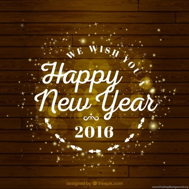 Lovely Happy New Year Backgrounds Vector