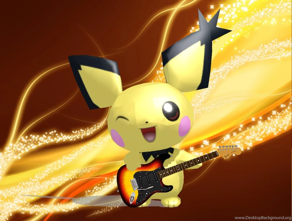 Pichu Playing Guitar By Miyako miku On DeviantArt