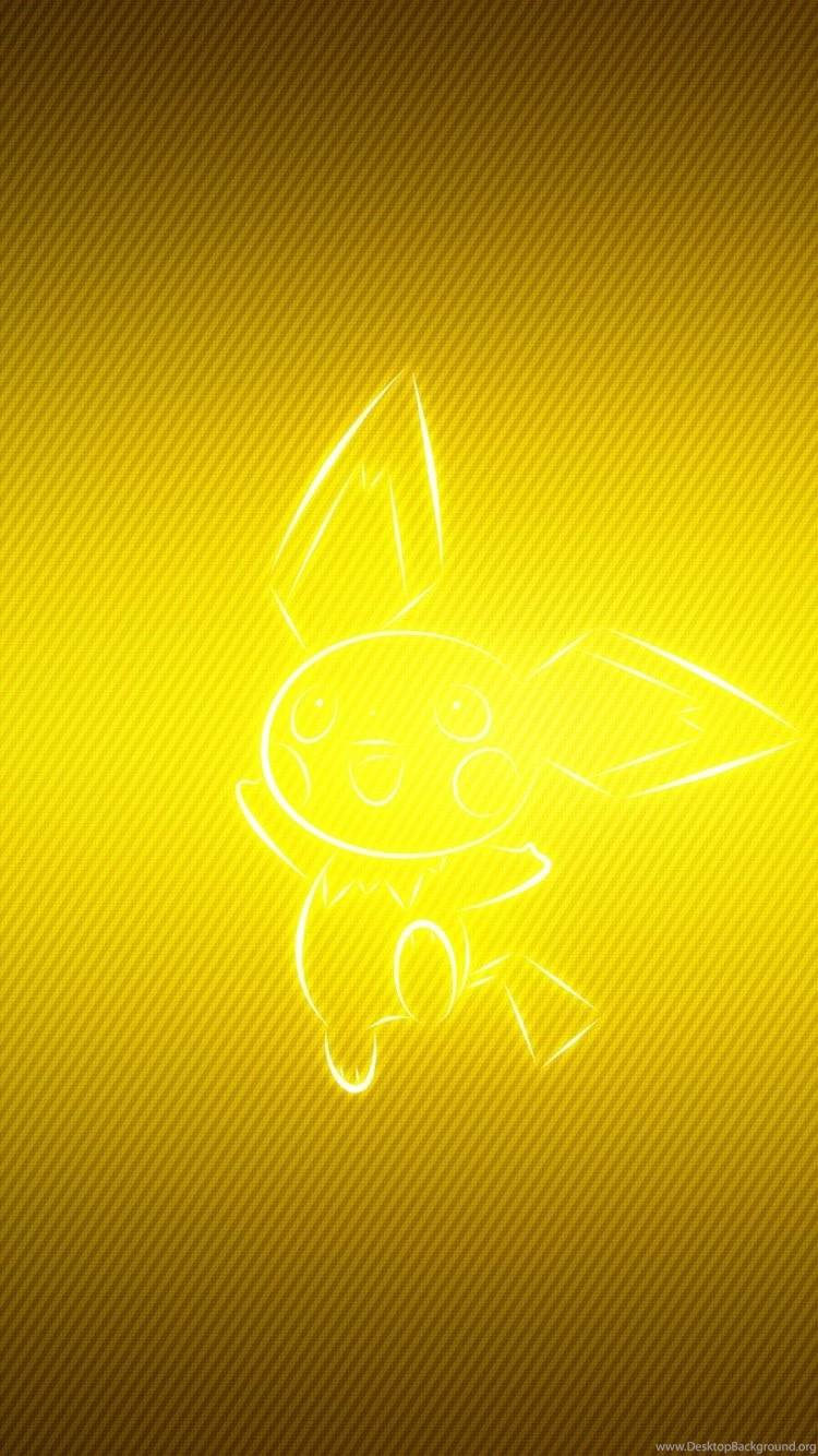 Download Wallpapers 750x1334 Pokemon, Yellow, Pichu iPhone 6 HD ...