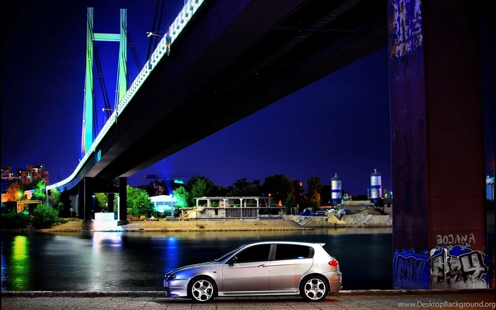 Silver Alfa Romeo 147 By Markoni147 Side View Desktop Wallpapers ...