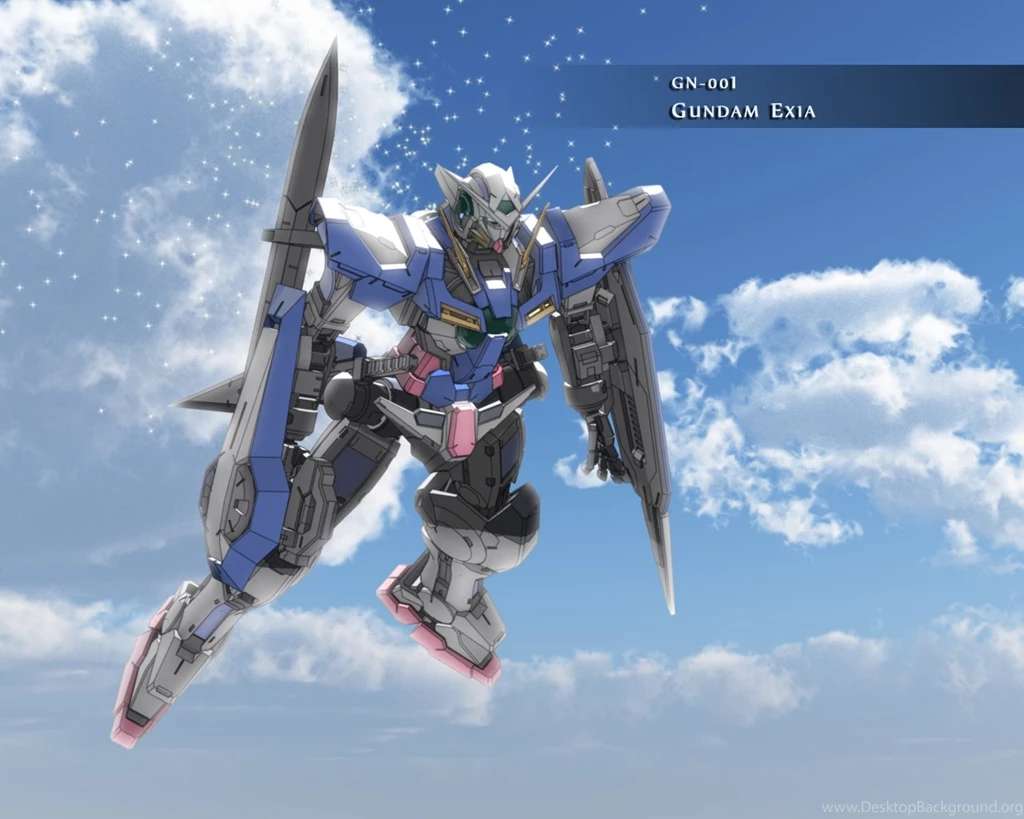 Image GN 001 Gundam Exia Sky Wallpaper.jpg The Gundam Wiki Wikia