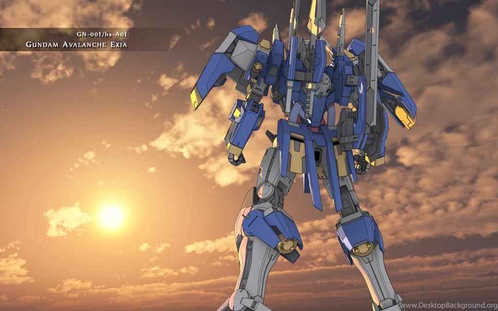 Image Gundam Avalanche Exia Sunset Wallpapers Wide.jpg The ...