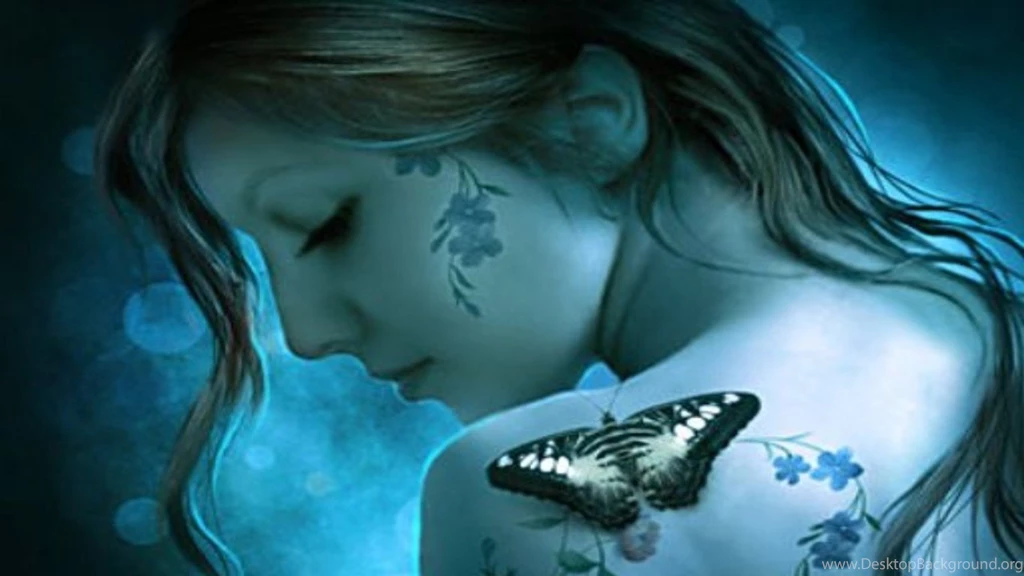 Wallpapers Fire Wolf Blue Butterfly Photo Fanpop Fanclubs 1366x768 ...