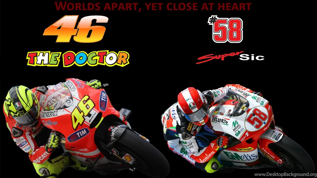 Worlds Apart, Yet Close At Heart* Valentino Rossi Wallpapers ...