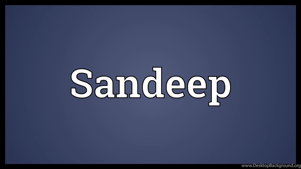 Sandeep Meaning YouTube