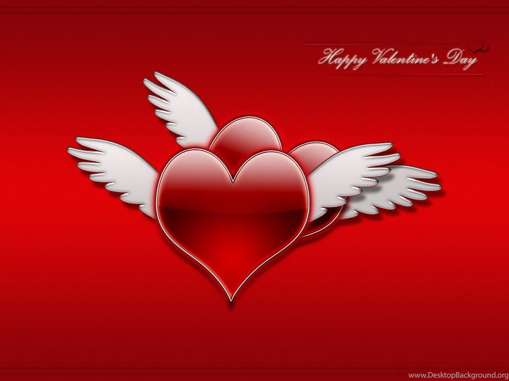 Wallpapers Heart Wth Wings Free With The 1024x768