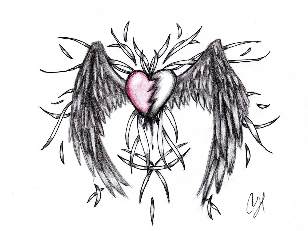 Heart With Wings Tattoo Art Tattoes Idea 2015 / 2016