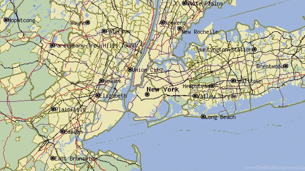 Wallpapers Usa Map City Of New York United States Pictures ...