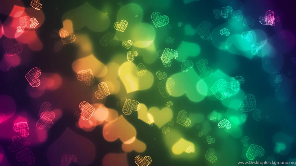 Neon Hearts Wallpapers Wallpapers Zone