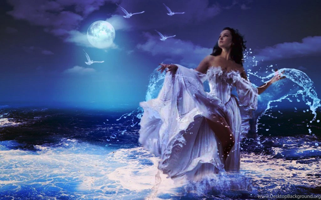 Dreamy Fantasy Angels Forest Wallpapers