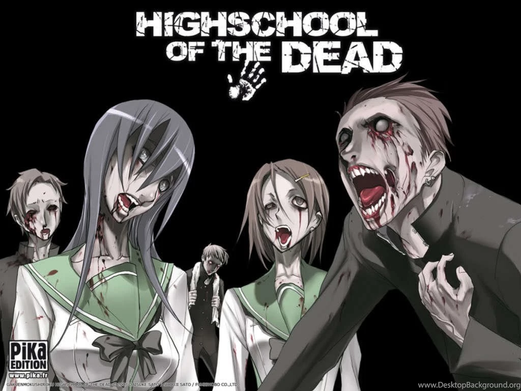 1024x768px Highschool Of The Dead