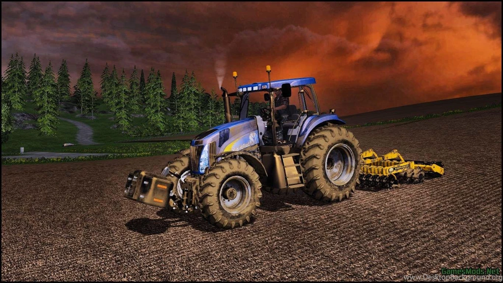 New Holland T8020 V2 » GamesMods.net FS 2015, ETS 2 Mods