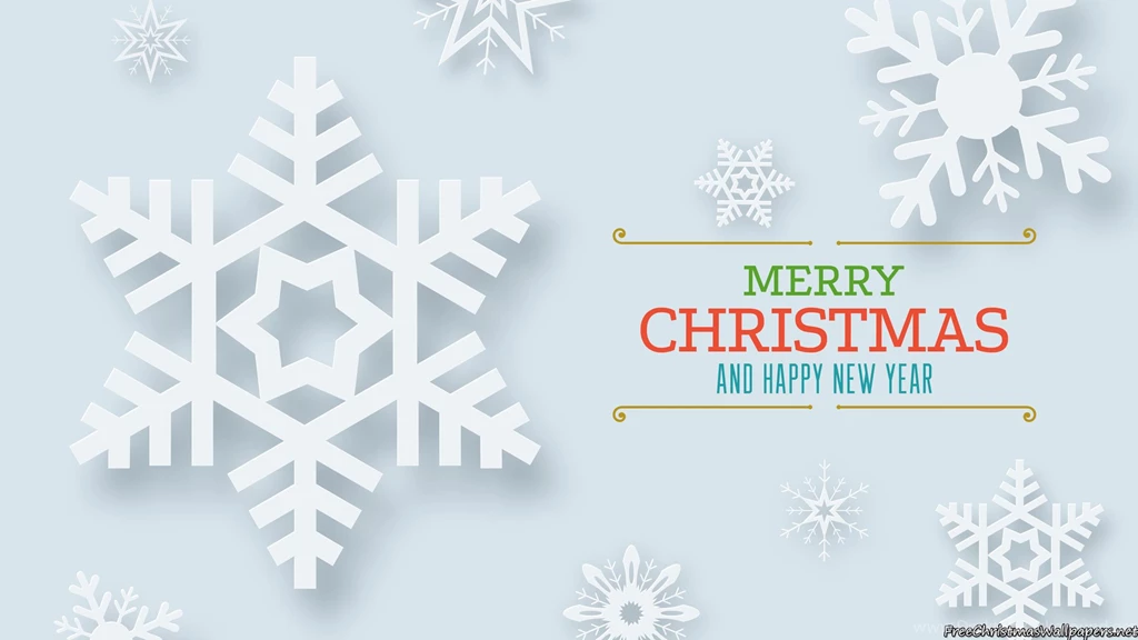 White Christmas Snowflakes Collection Wallpapers