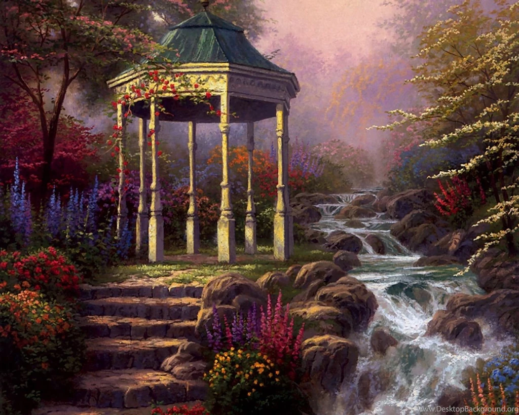 Wallpapers Pictorial Art Thomas Kinkade Image