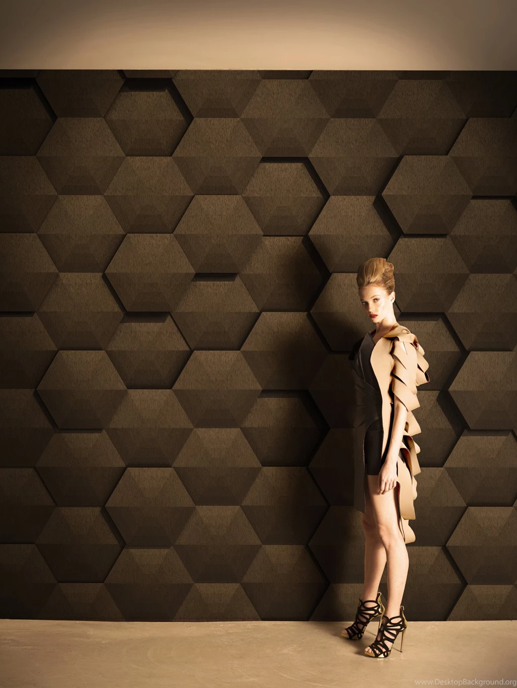 Motif Geometric Trompe L'oeil Wallpapers TATOOINE By Wall&decò ...