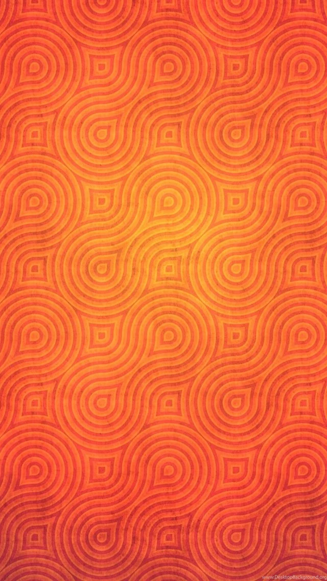 640x1136 Orange Abstract Pattern Iphone 5 Wallpapers