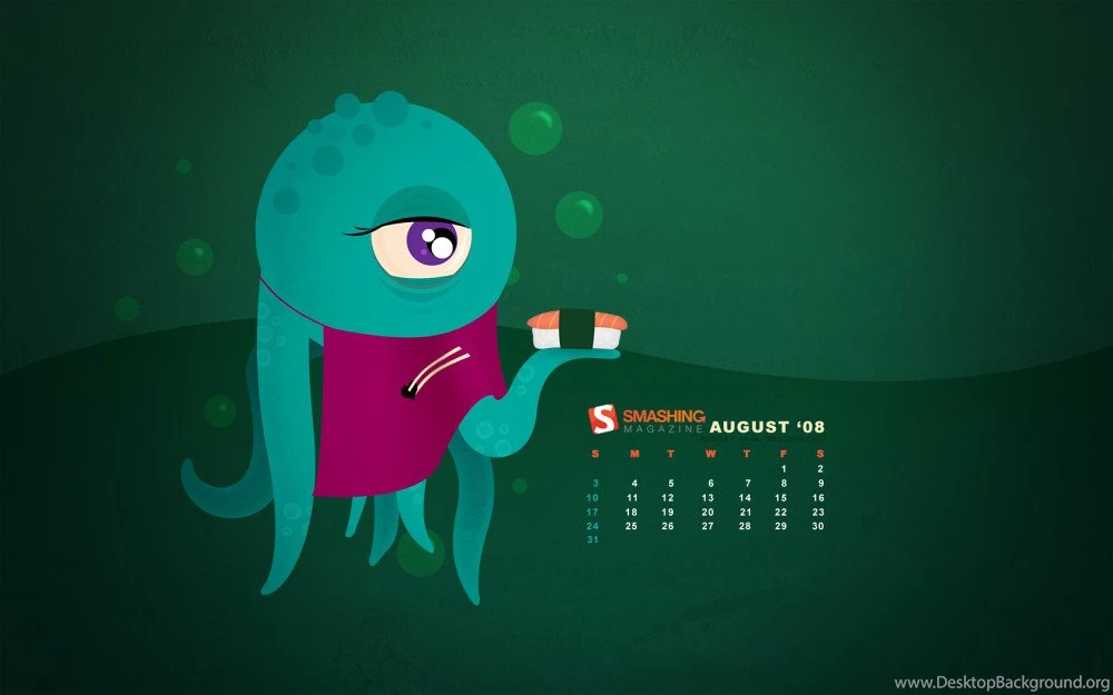 Desktop Wallpapers Calendar: August 2008 – Smashing Magazine