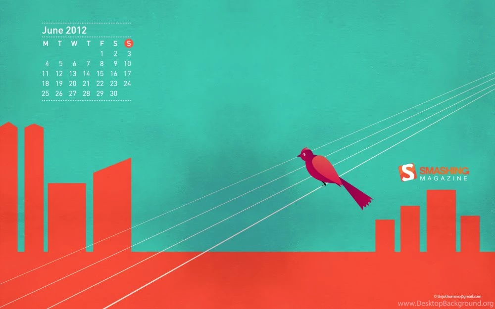 Desktop Wallpapers Calendars: June 2012 – Smashing Magazine