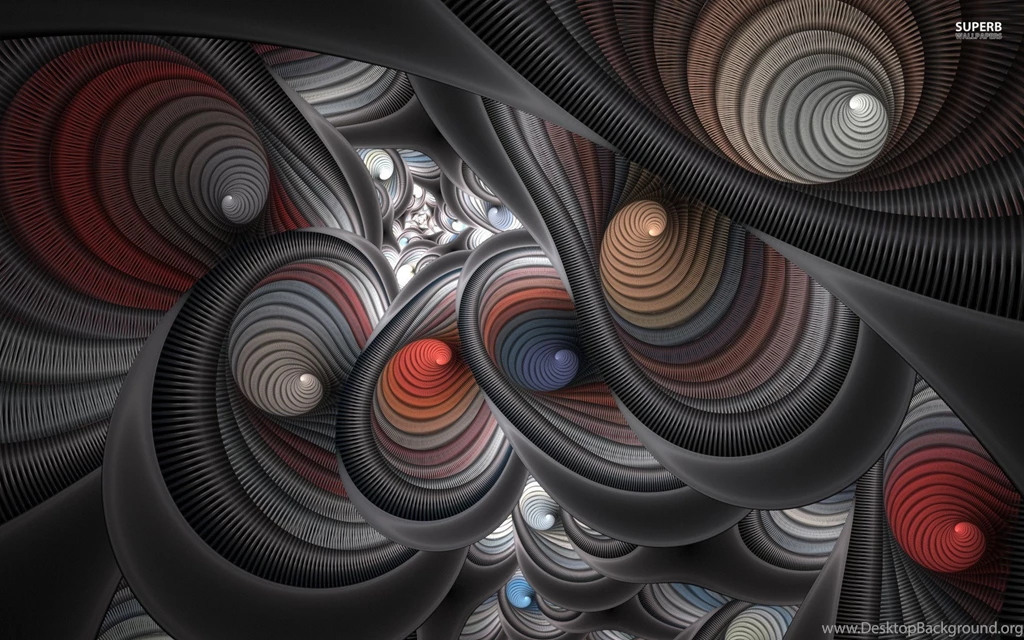 Fractal Wormholes : Desktop And Mobile Wallpapers : Wallippo