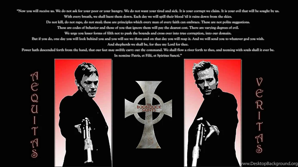 BOONDOCK SAINTS Action Crime Thriller Weapon Gun Pistol Wallpapers ...