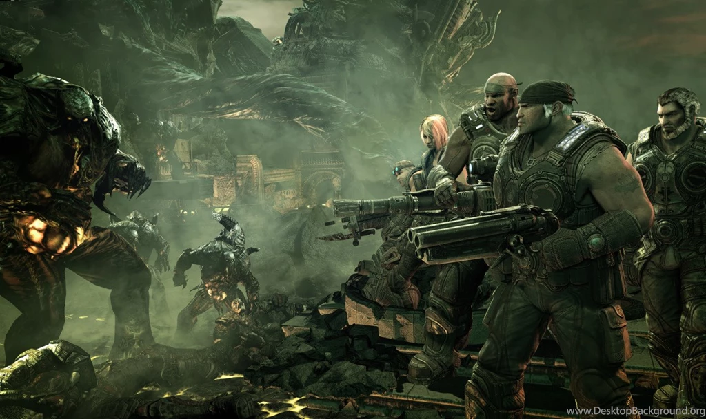 Making Of The Cover: Gears Of War 3 Features Www.GameInformer.com