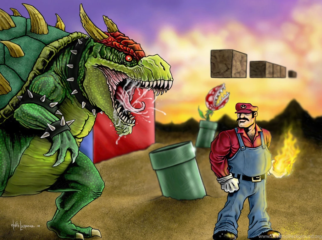 Mario Super Mario Bros_ Bowser Artwork Wallpapers