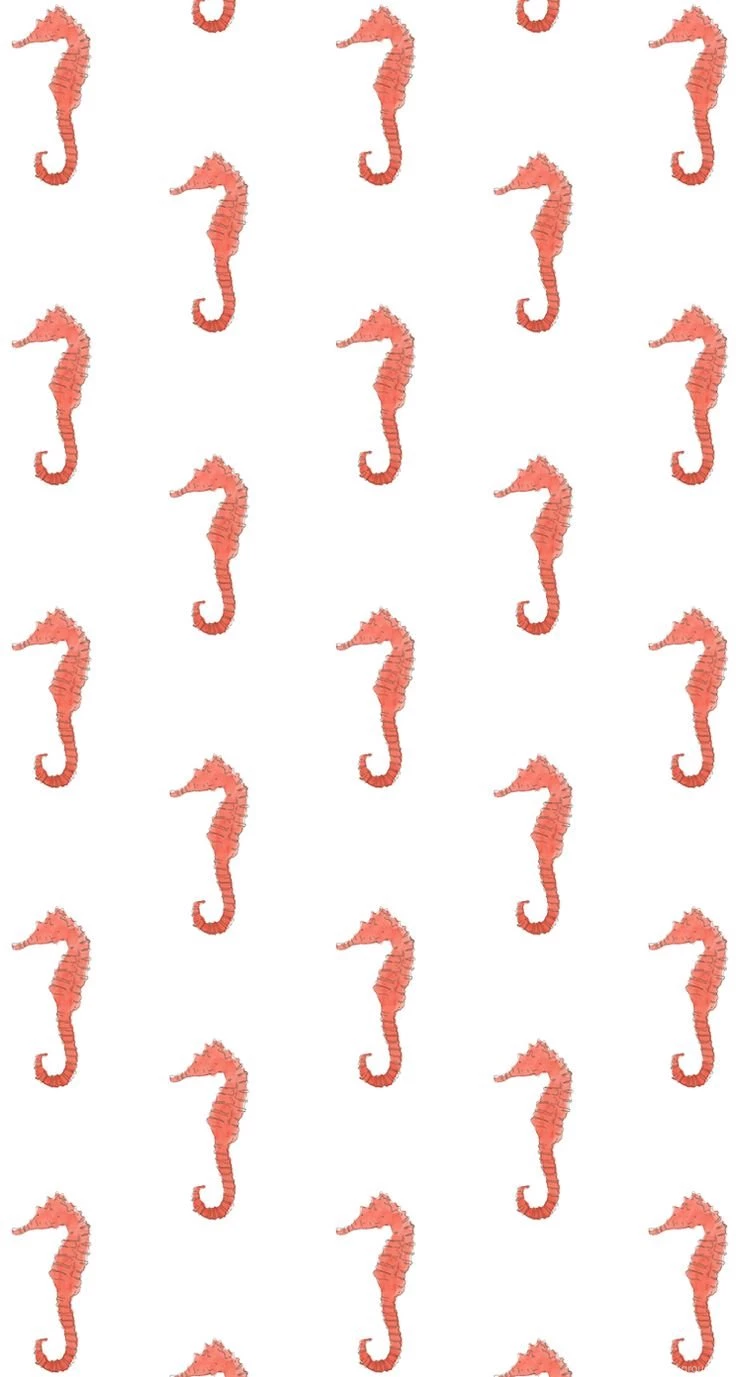 Seahorse Pattern ★ Find More Cute