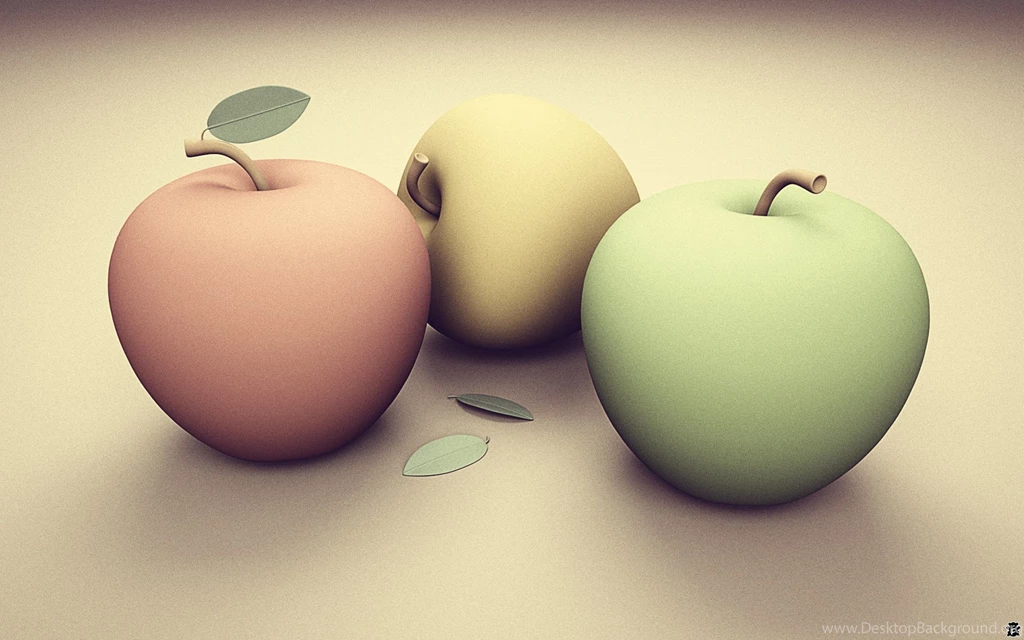 Bluedanube Furumaru Backgrounds Pastel Apples : Full HD Desktop ...