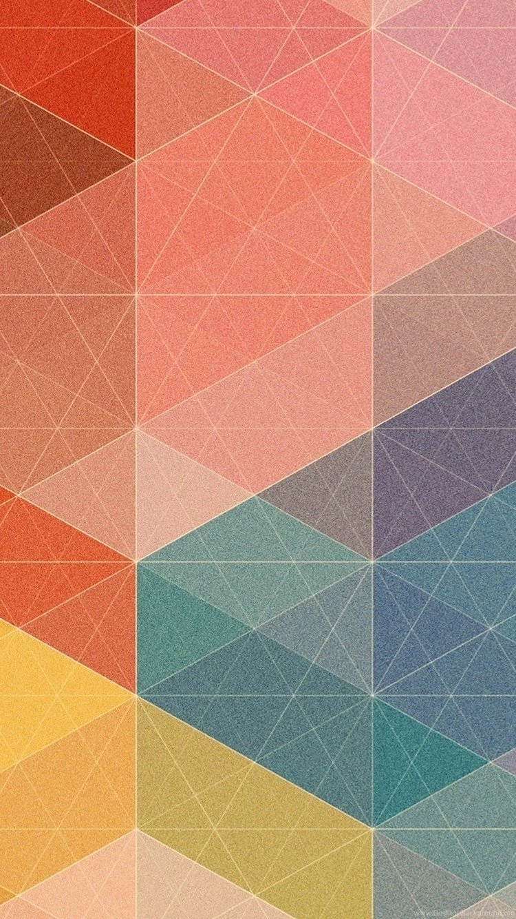 Pastel Polygon Pattern Abstract Iphone 6 Wallpapers Download ...