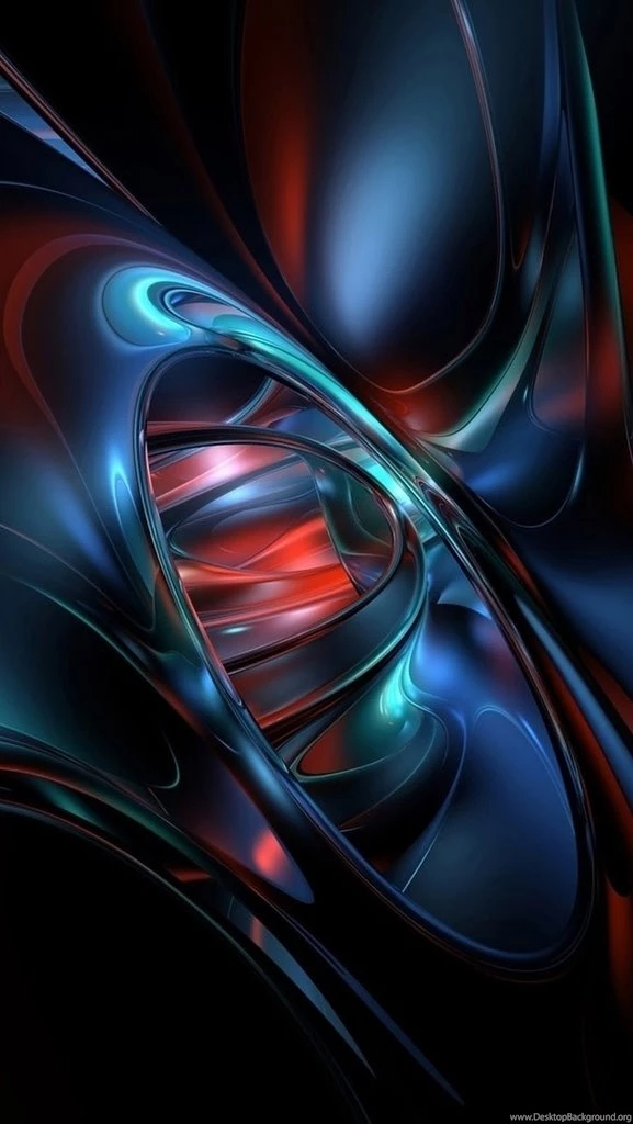 HD 3D Abstract iPhone 5 Wallpapers