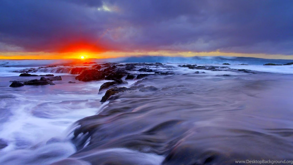 Dramatic Sunrise >> HD Wallpaper, Get It Now!